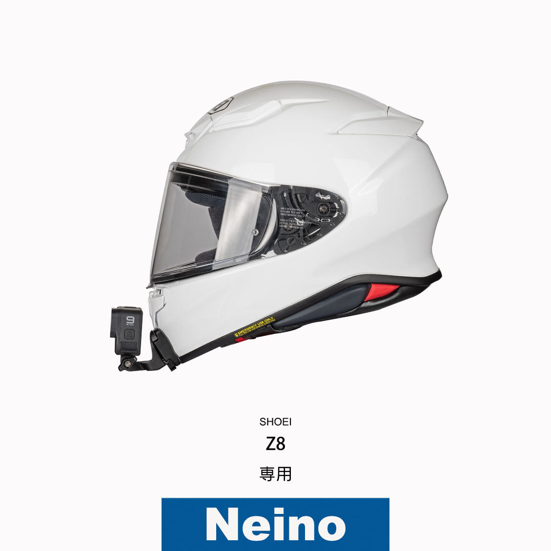 SHOEI Helmet Z8 Dedicated Action Camera Chin Mount for GOPRO, Insta360, etc.