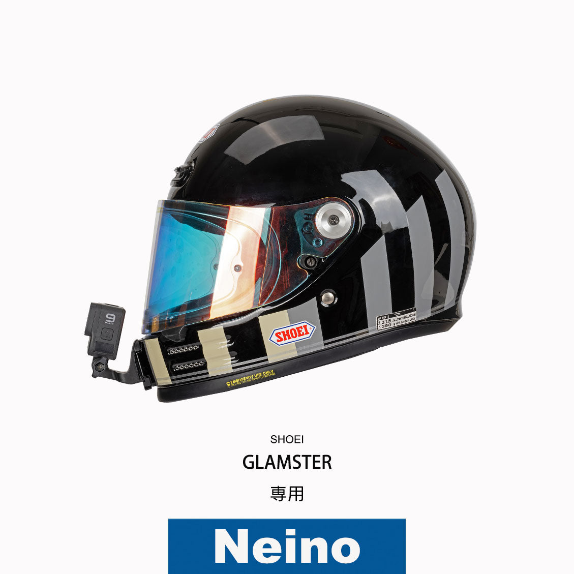 shoei glamster helmet SHOEI Helmet GLAMSTER Glamster dedicated action camera chin mount for – Neino Japan